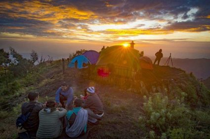 Camping At Mount Bromo Indonesia